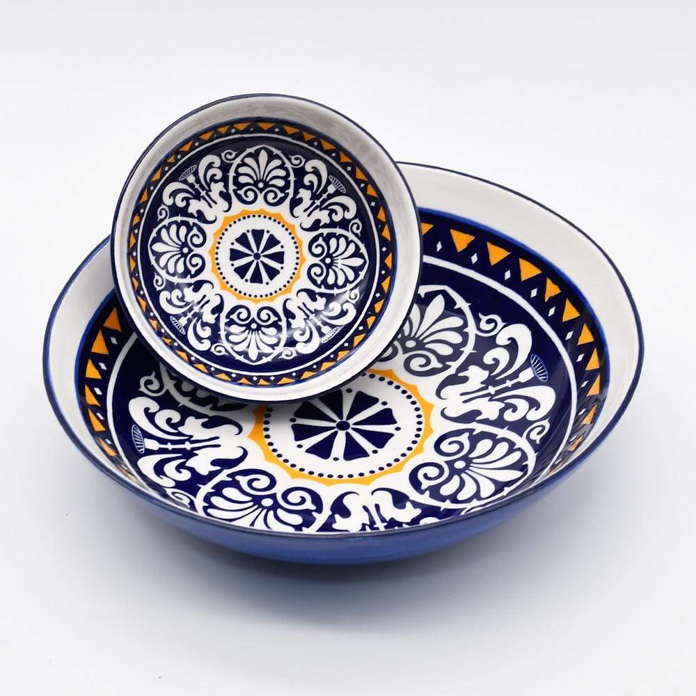 Bol en céramique traditionnel du Portugal 13cm Bol en céramique "Tradicional" - 13 cm