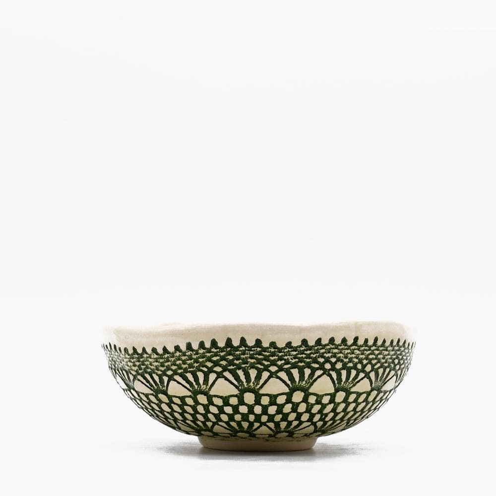 Bol "Renda" vert - 16cm