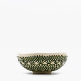 Bol "Renda" vert - 16cm
