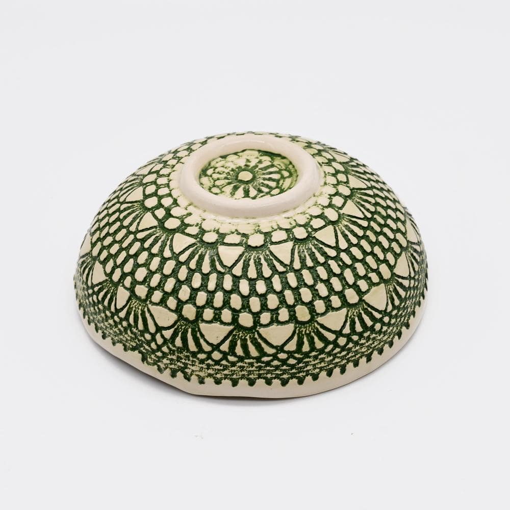 Bol "Renda" vert - 16cm