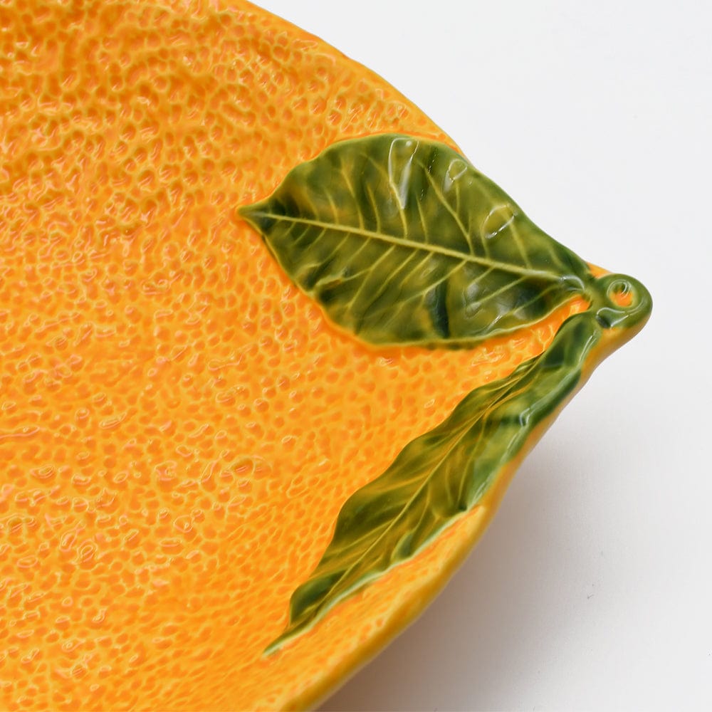 Bol en forme d'orange I Vaisselle artisanale du Portugal Bol en céramique "Laranja" - 18cm
