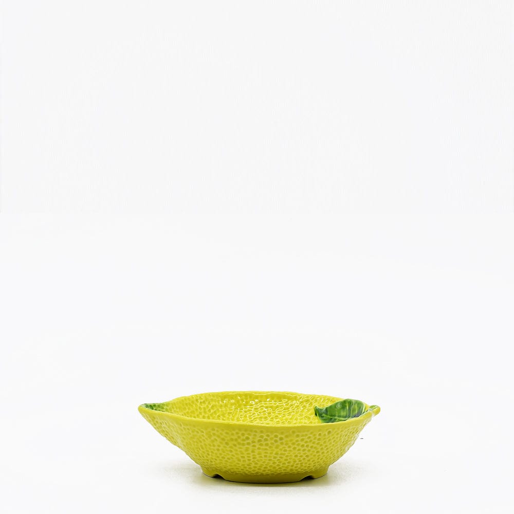 Bol en forme de citron I Vaisselle artisanale du Portugal Bol en céramique "Limão" - 18cm