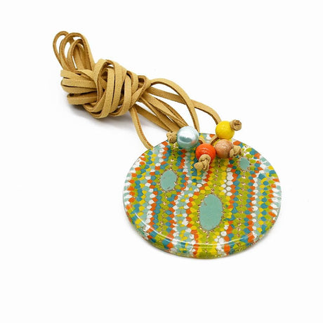 Bol en verre bleu - 13cm I Artisanat portugais Collier en verre "Marinha Grande" -