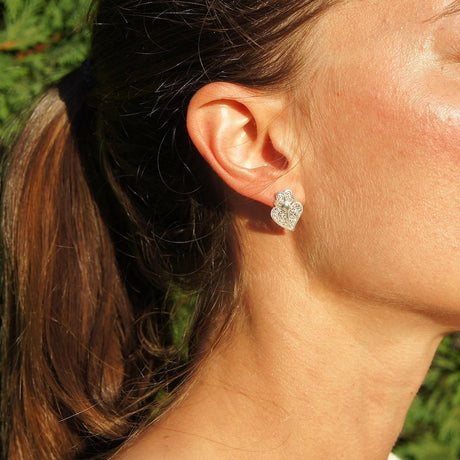 Coração de Viana I Boucles d'oreille en argent - 2cm