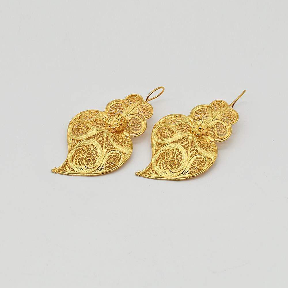Coração de Viana I Filigree Earrings - 5cm