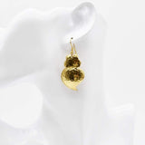 Heart of Viana I Brass earrings