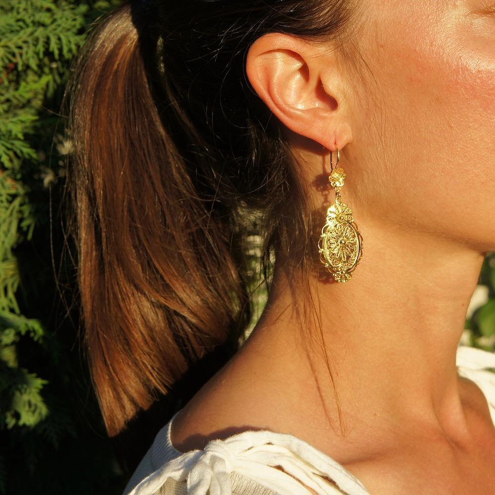 Filigree earrings