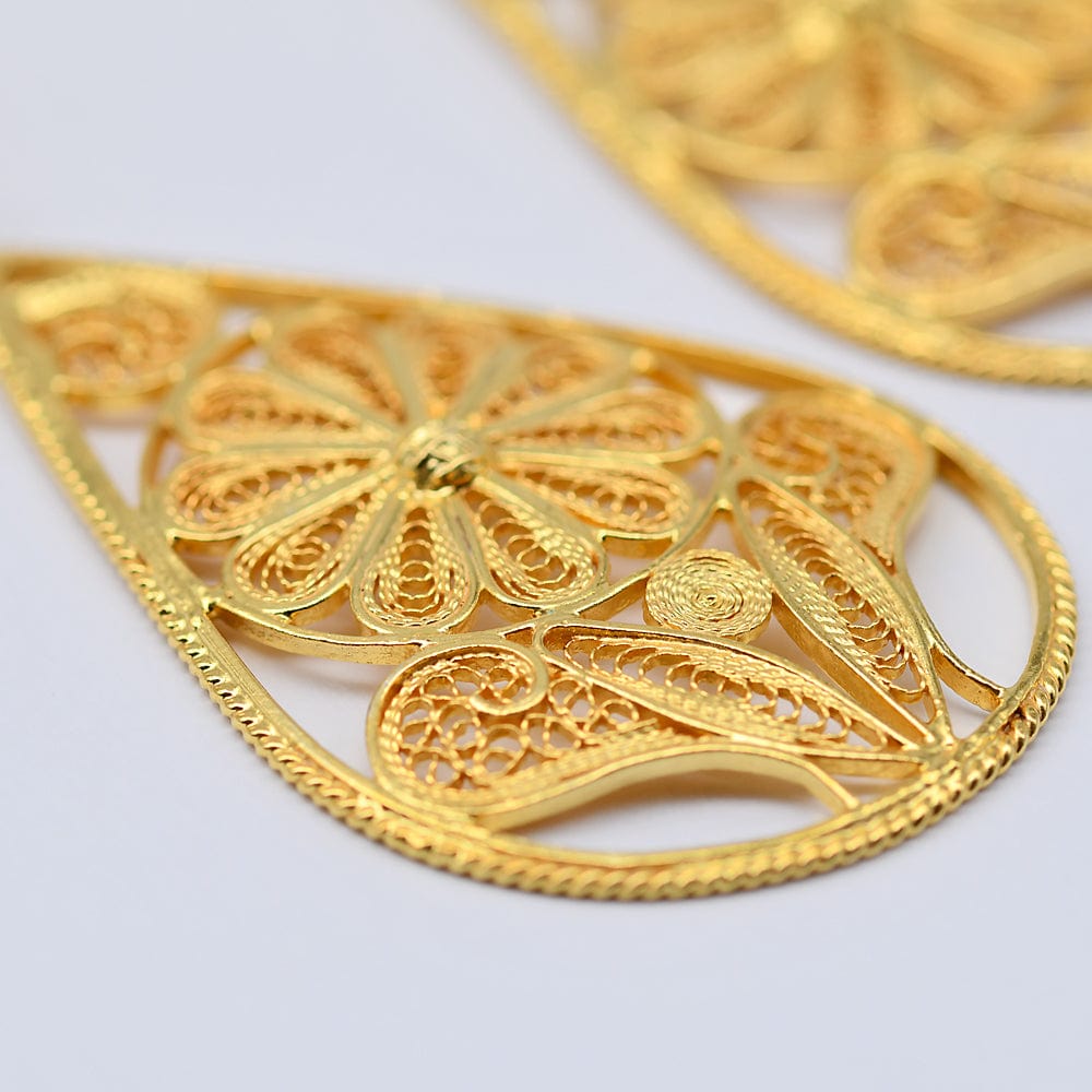 Boucles d'oreille d'oiseau vintage en argent - Alina - Dumas Bijouterie