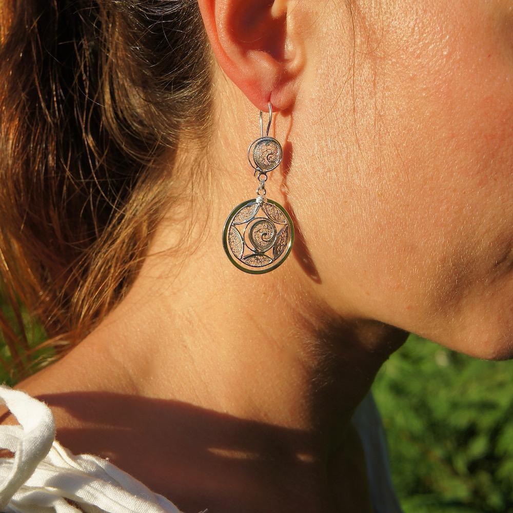 Filigree earrings