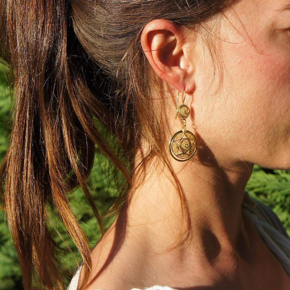 Filigree earrings