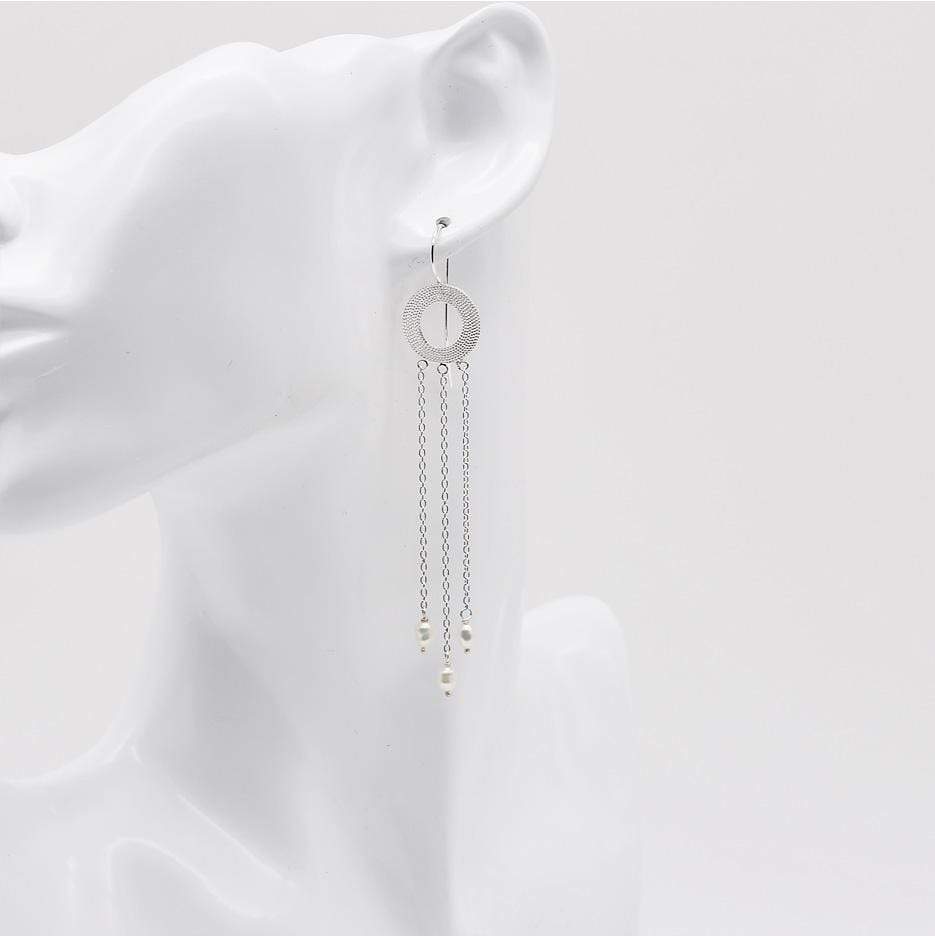 Circulo I Silver filigree earrings