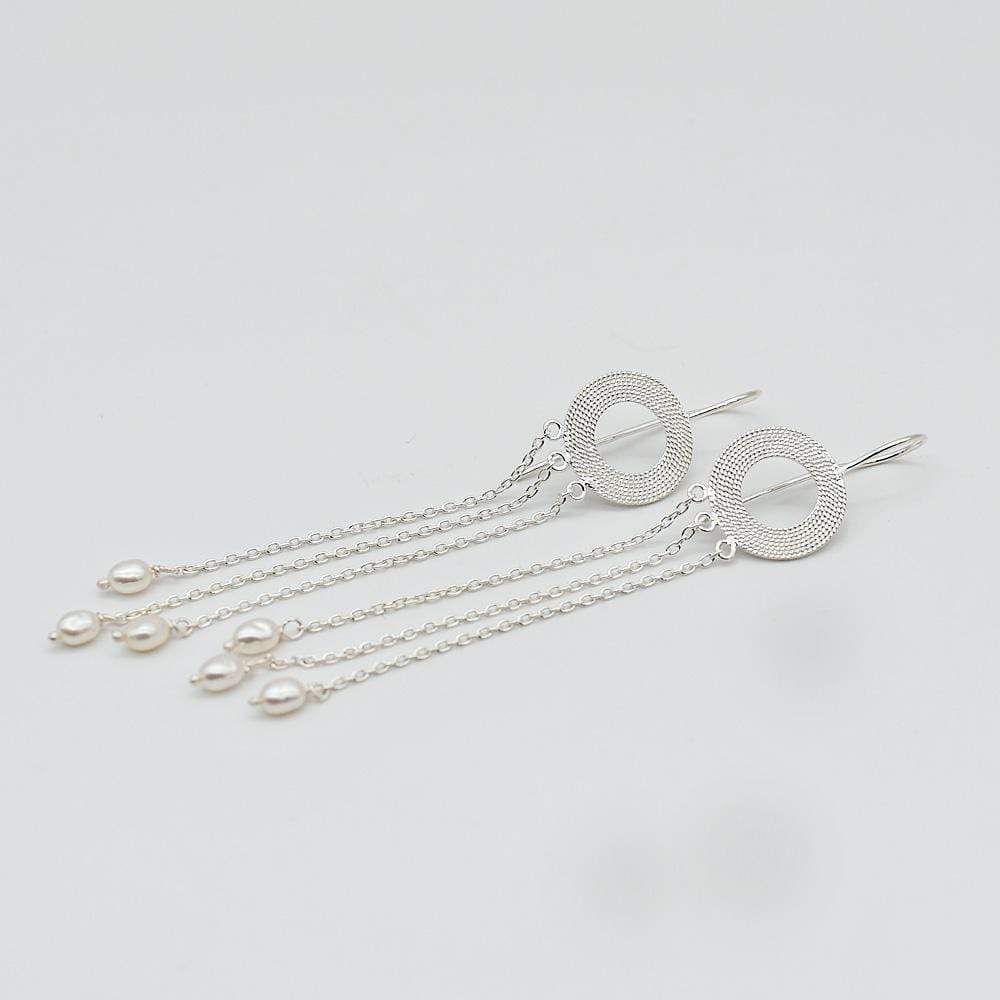 Circulo I Silver filigree earrings