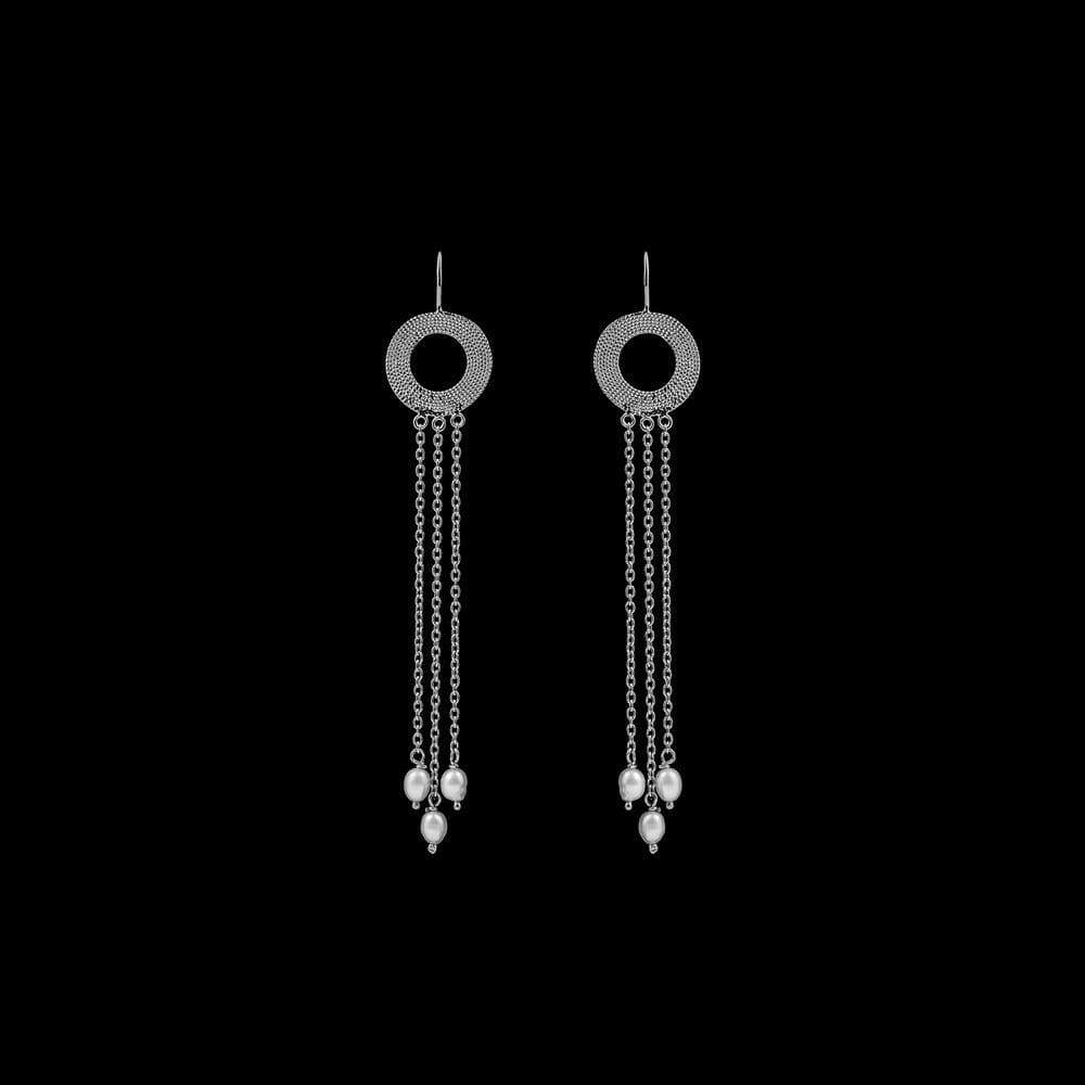 Circulo I Silver filigree earrings