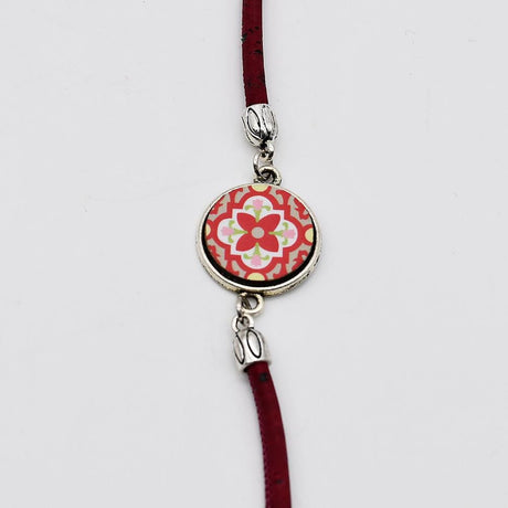 Bracelet fantaisie Azulejos I Bijoux fantaisie portugais Bracelet fantaisie "Azulejos" - Bordeaux