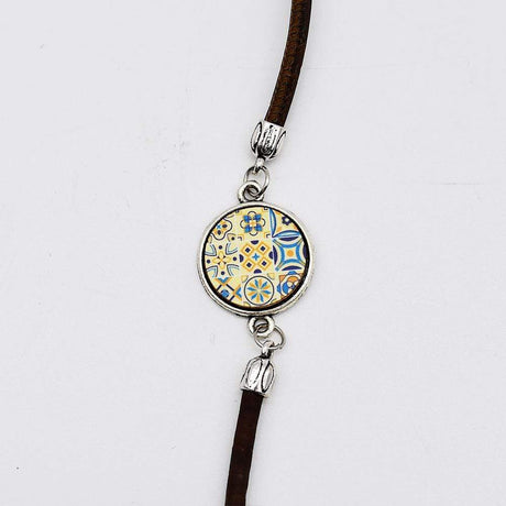 Bracelet fantaisie Azulejos I Bijoux fantaisie portugais Bracelet fantaisie "Azulejos" - Noir