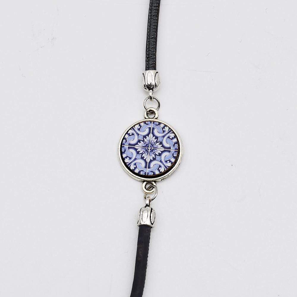 Bracelet fantaisie Azulejos I Bijoux fantaisie portugais Bracelet fantaisie "Azulejos" - Noir