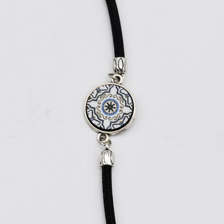 Bracelet fantaisie Azulejos I Bijoux fantaisie portugais Bracelet fantaisie "Azulejos" - Noir