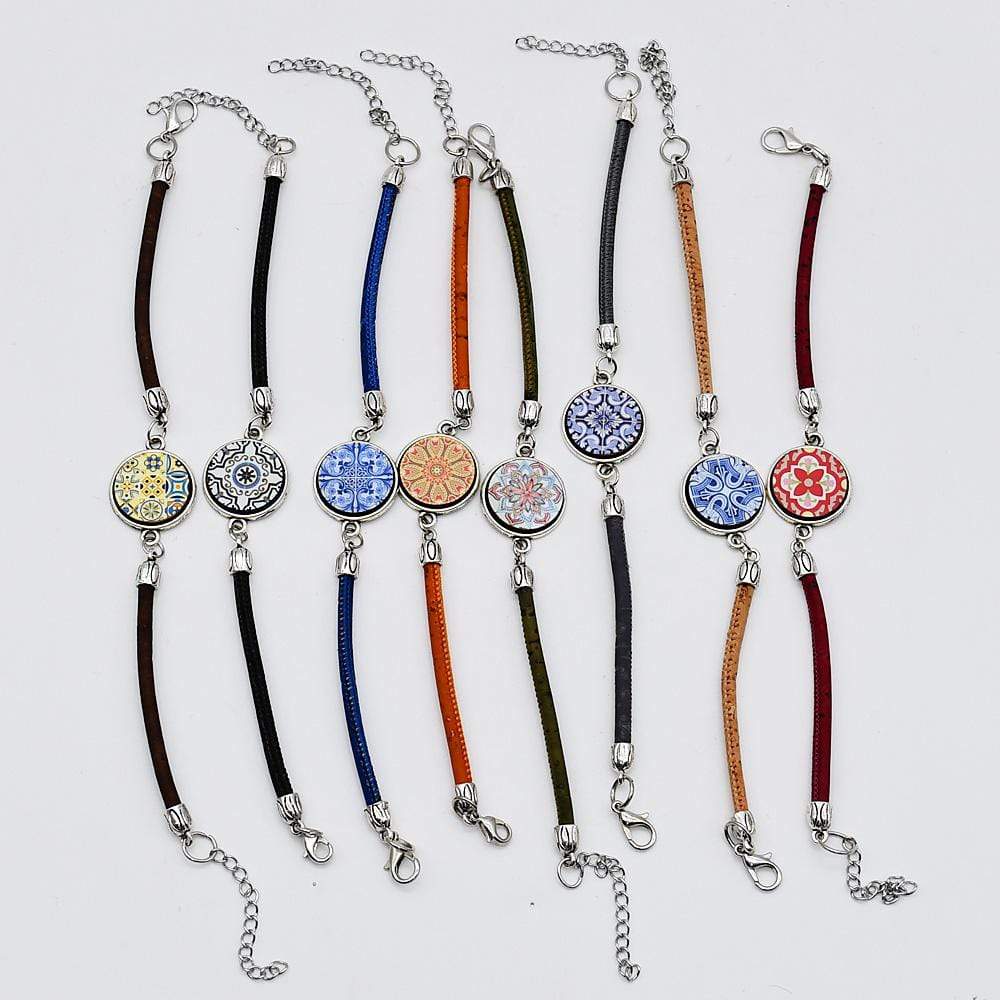 Bracelet fantaisie Azulejos I Bijoux fantaisie portugais Bracelet fantaisie "Azulejos" - Noir