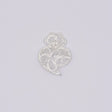Broche Coeur de Viana en argent 11 cm I Vente bijoux argent Coração de Viana I Broche en argent - 6cm