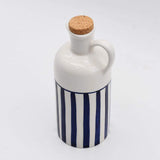 Carafe avec bouchon en liège I Vente en ligne Carafe à bouchon "Costa Nova Mar" 25cm - Bleue 25cm