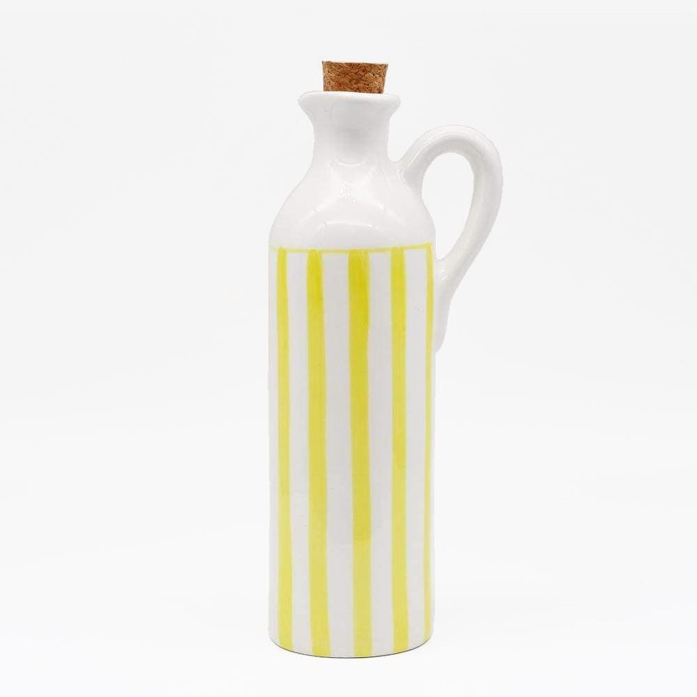 Carafe avec bouchon en liège I Vente en ligne Carafe à bouchon "Costa Nova Mar" 25cm - Jaune 25cm