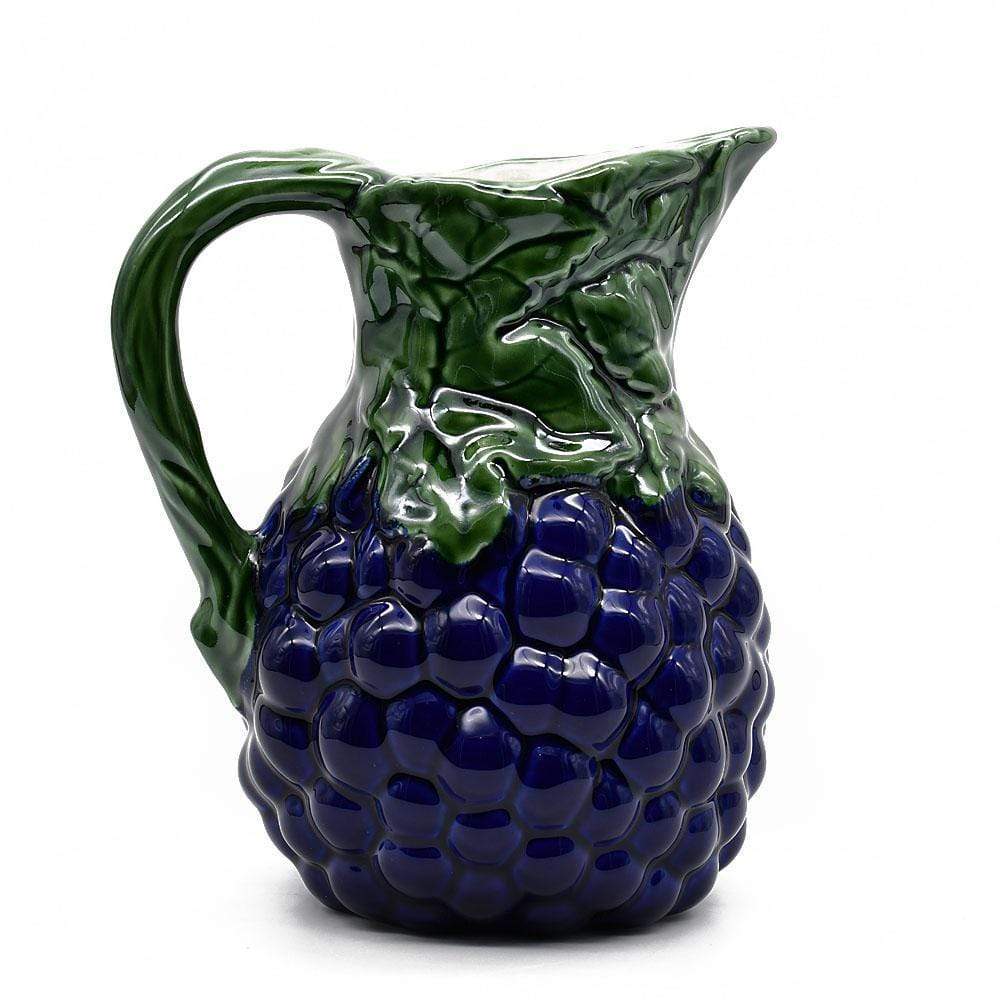 Carafe bleue en céramique en forme de grappe de raisin Carafe en céramique "Uvas" - Bleue