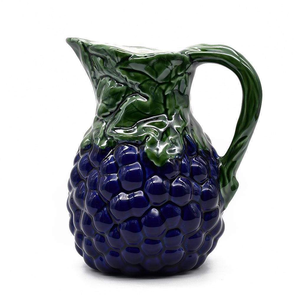 Carafe bleue en céramique en forme de grappe de raisin Carafe en céramique "Uvas" - Bleue