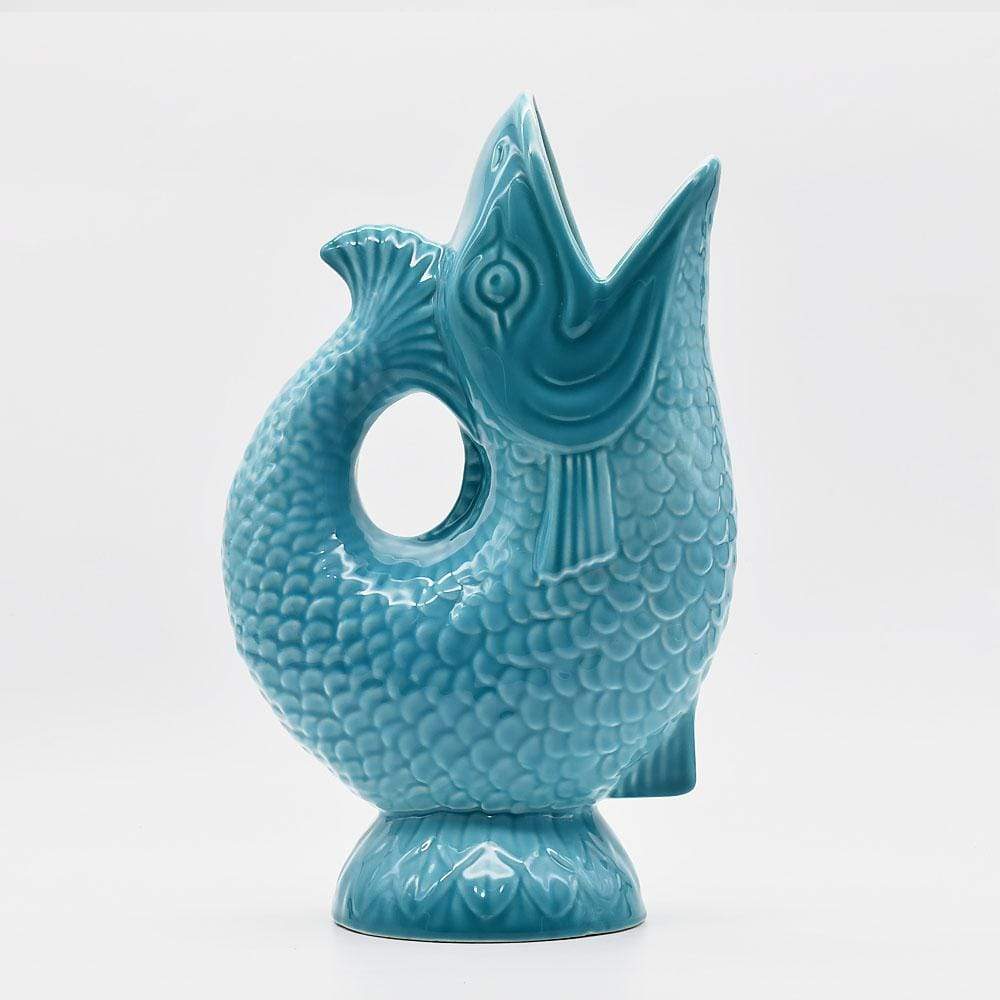 Carafe en céramique bleue en forme de poisson Carafe en céramique "Peixe" - Bleue