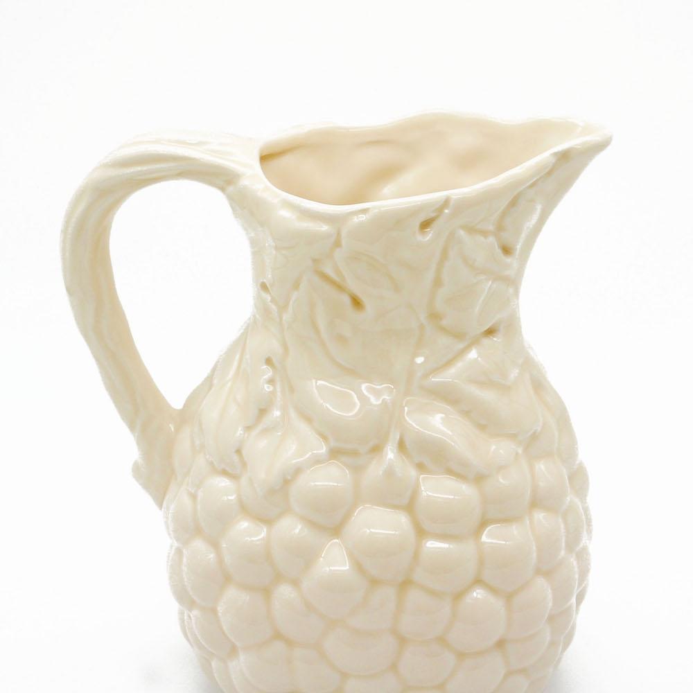 Carafe en céramique "Uvas" - Blanche
