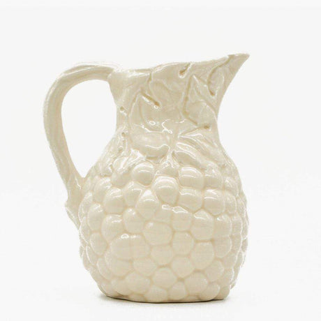 Carafe en céramique "Uvas" - Blanche
