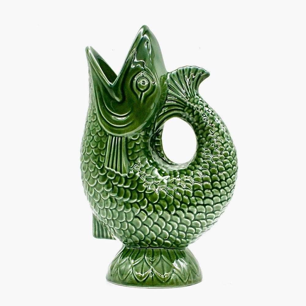 Carafe en céramique en forme de poisson Carafe en céramique "Peixe" - Verte