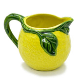 Carafe en céramique en forme de citron