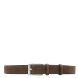 Ceinture en liège et cuir marron