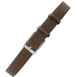 Ceinture en liège et cuir marron