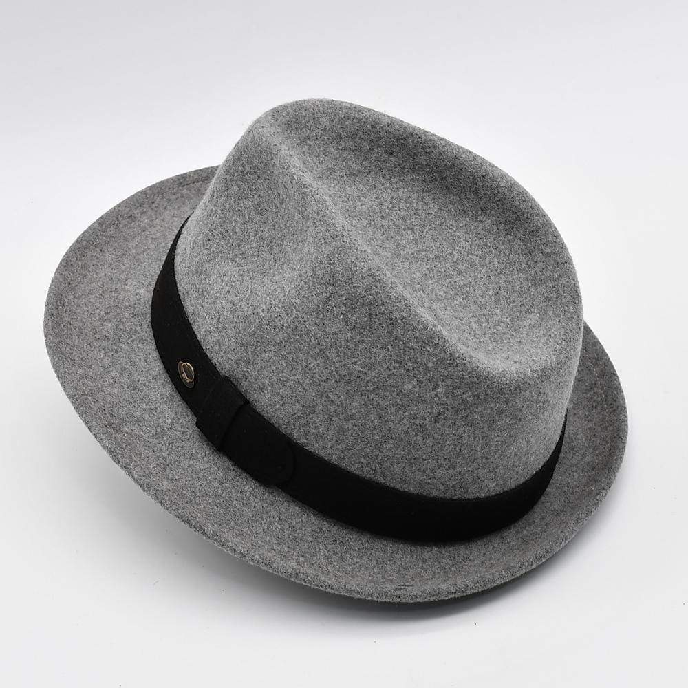 Chapeau Fedora gris