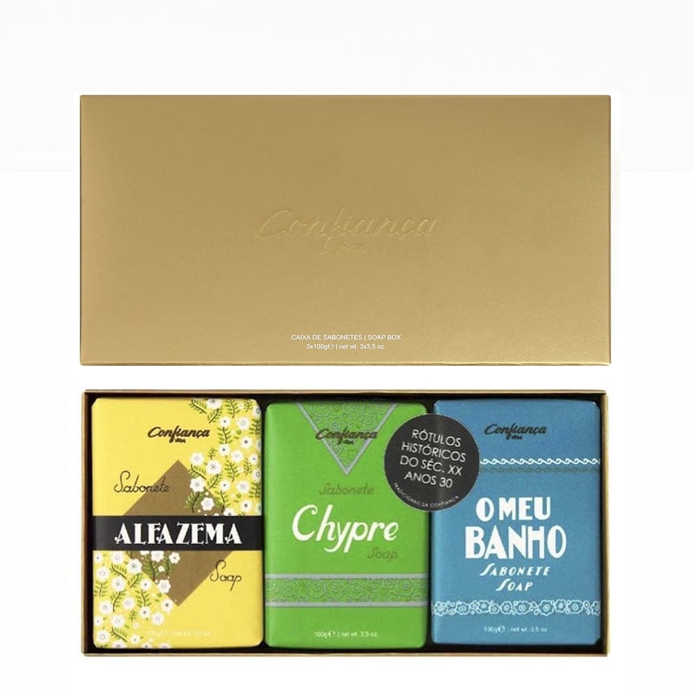 Coffret de 3 savons traditionnels portugais I Vente en ligne Coffret de 3 savons traditionnels portugais
