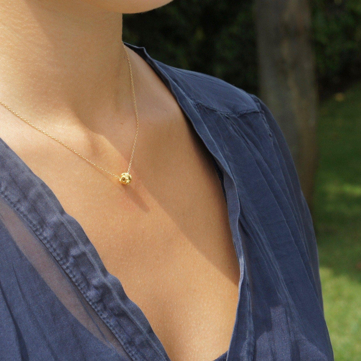 Conta de Viana I Collier en argent doré