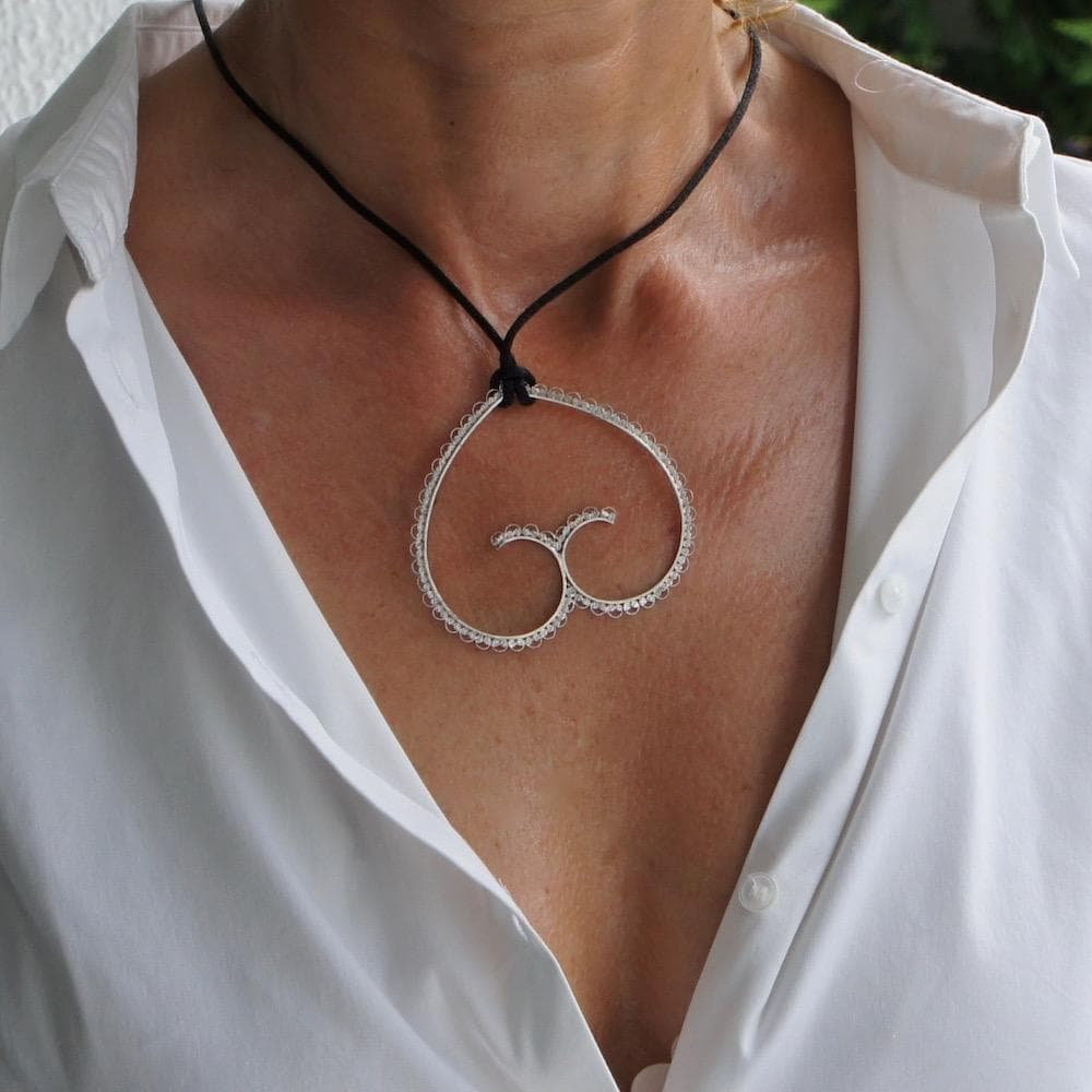 Borboleta I Sterling silver necklace