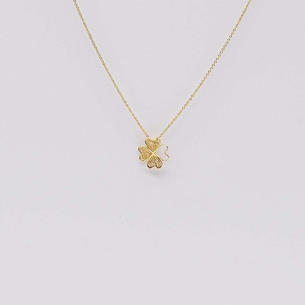 Trevo I Silver filigree necklace