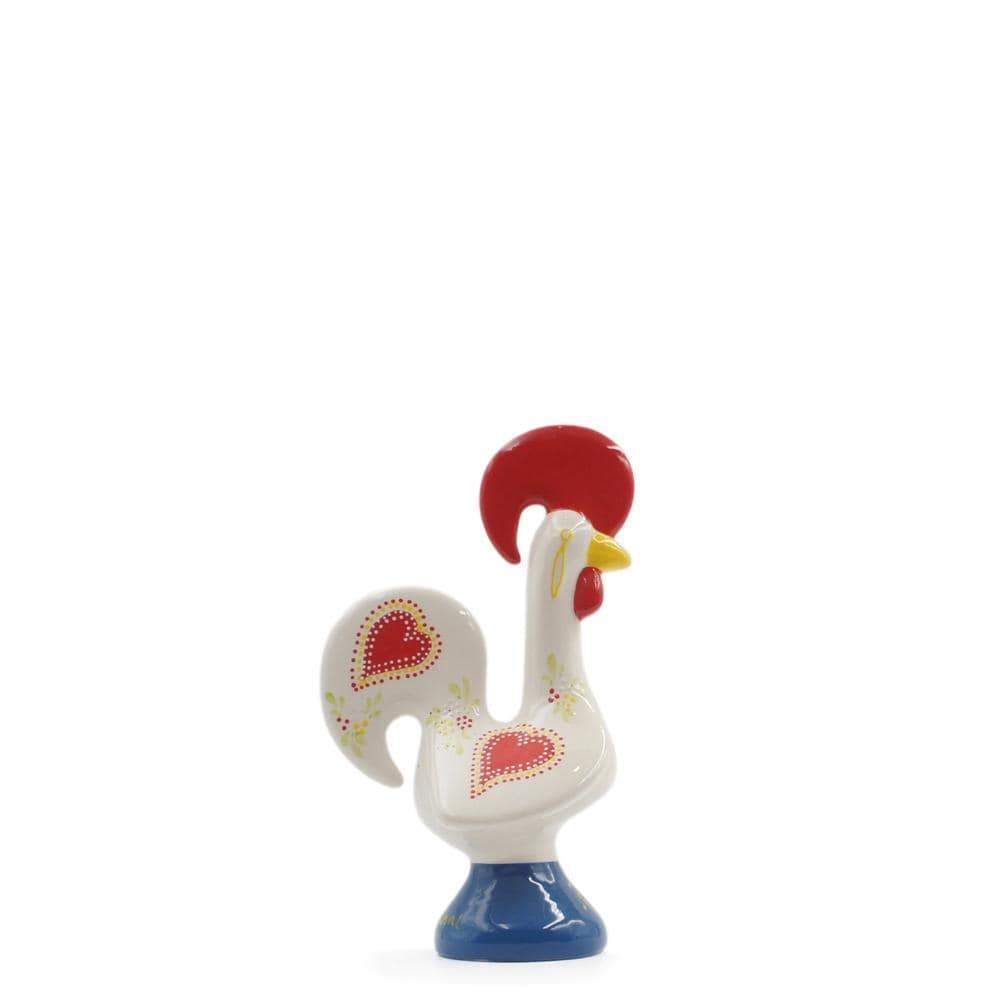 Traditional Barcelos Rooster - White