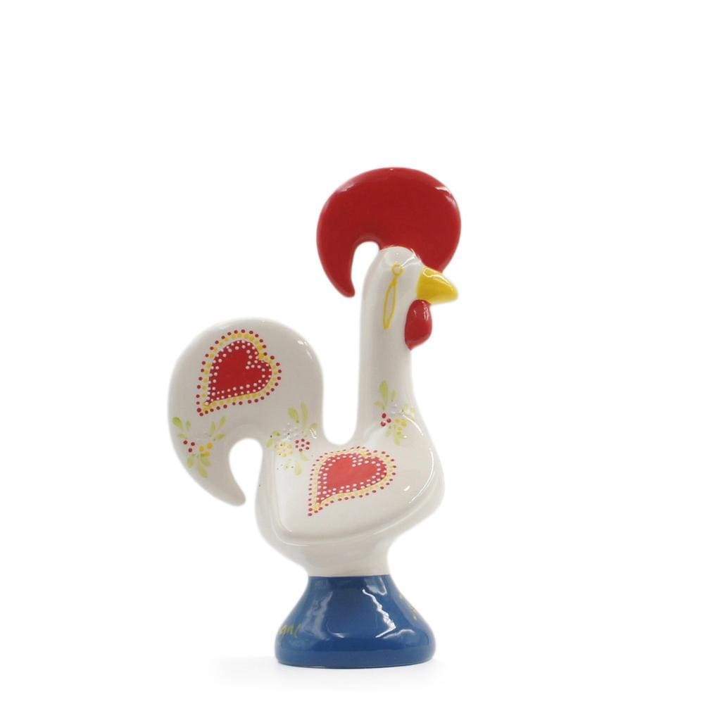 Traditional Barcelos Rooster - White