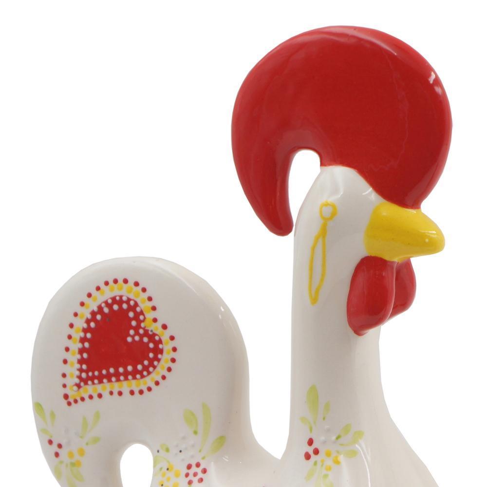 Traditional Barcelos Rooster - White