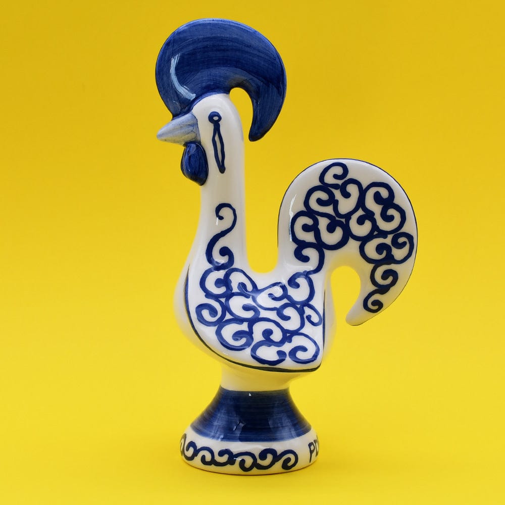 Coq portugais en céramique I Produit artisanal du Portugal Coq de Barcelos traditionnel en céramique