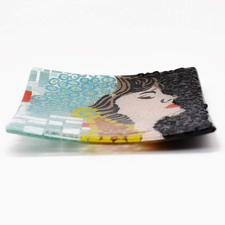 Amália I Glass flat bowl