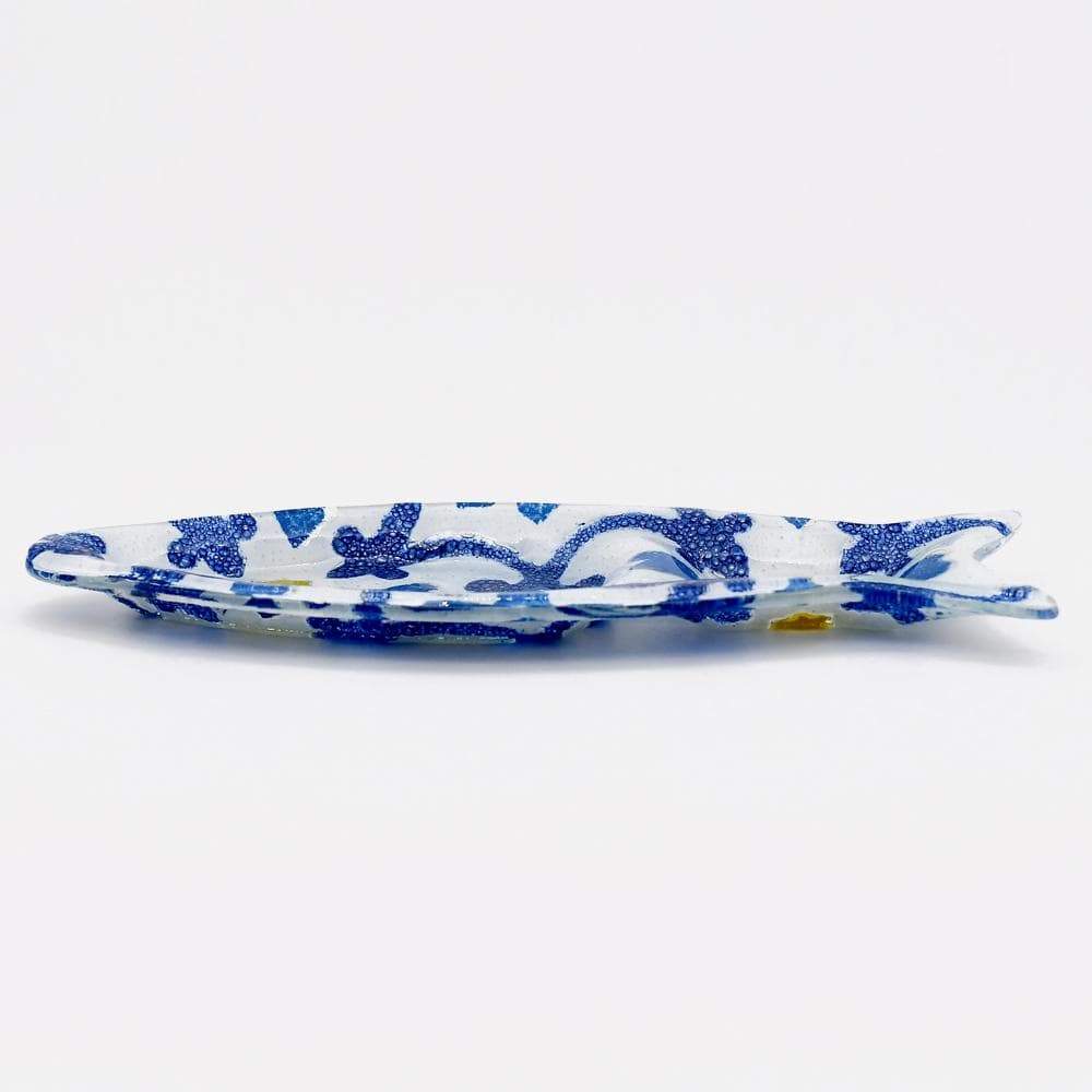Coupe en verre fusionné Azulejos I Artisanat du Portugal Coupe en verre fusionné "Azulejos"