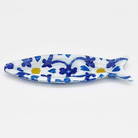 Coupe en verre fusionné Azulejos I Artisanat du Portugal Coupe en verre fusionné "Azulejos"