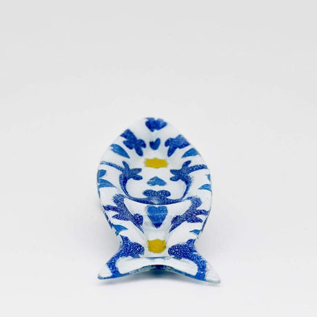 Coupe en verre fusionné Azulejos I Artisanat du Portugal Coupe en verre fusionné "Azulejos"