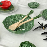 Couverts de service en forme de chou - Vert