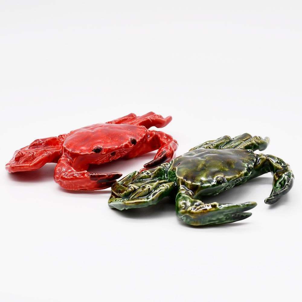 Ceramic crab - Green
