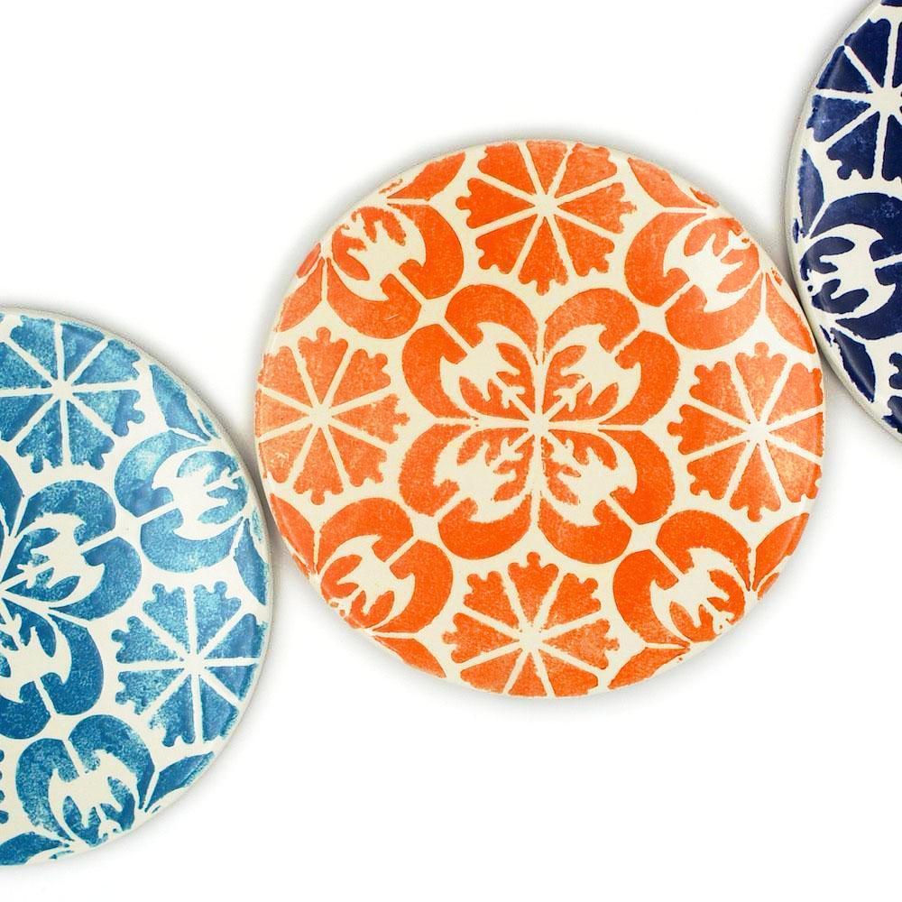 Dessous de plat en céramique et liège Azulejos